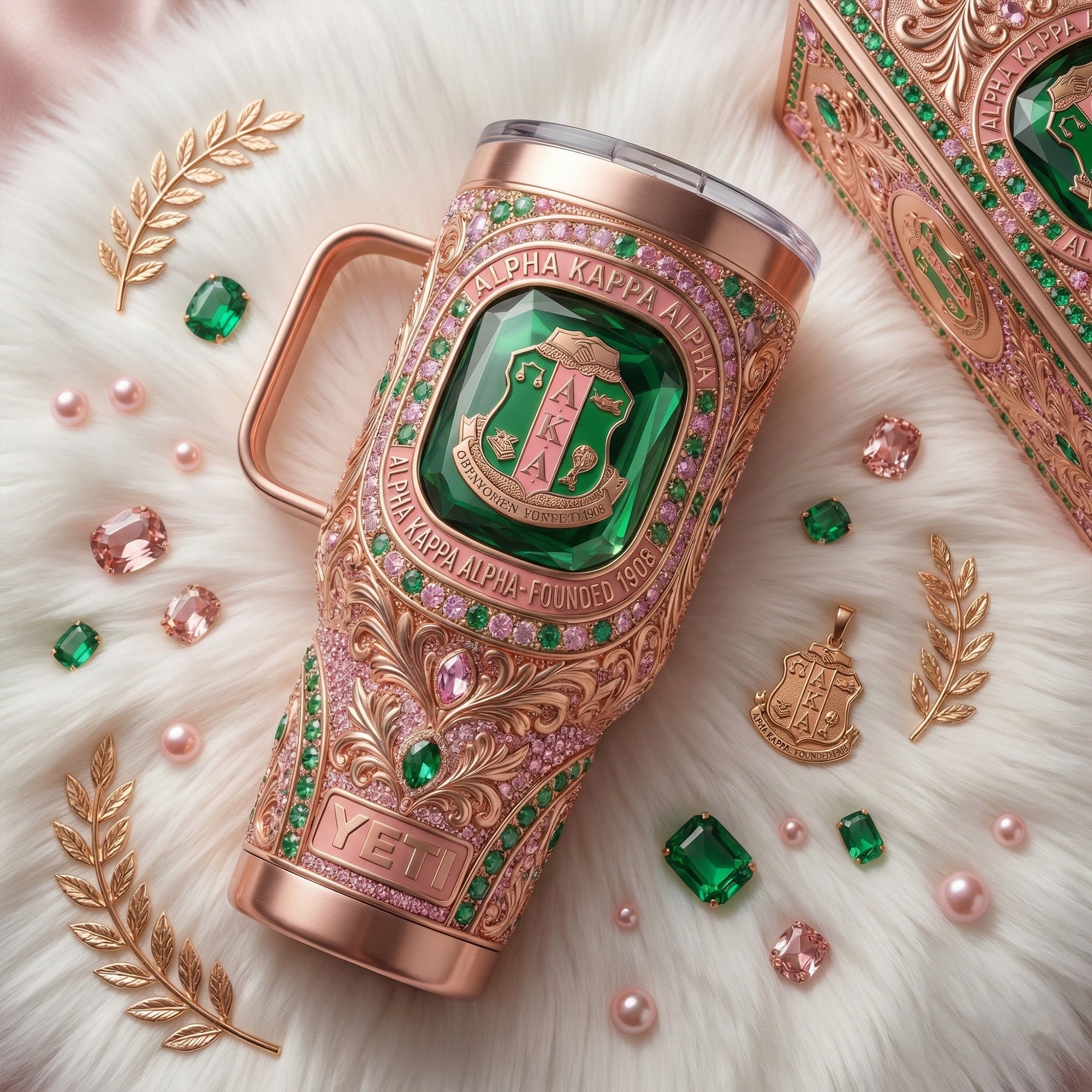 AKA 40oz Tumbler With Handle LNTH