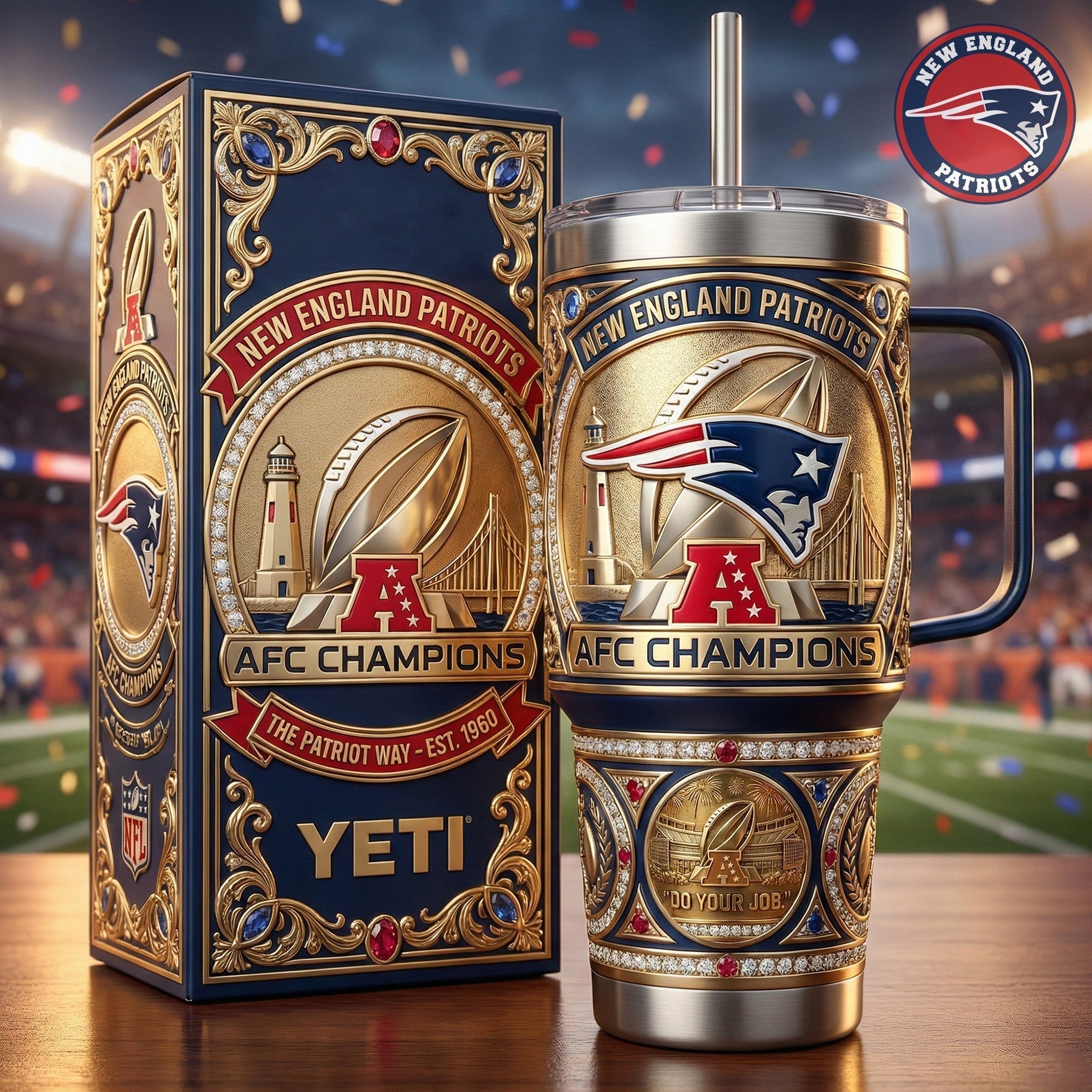 NEP 40oz Tumbler With Handle LNTH