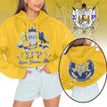SGRO Rhinestone Cropped Pullover Hoodie HTTT