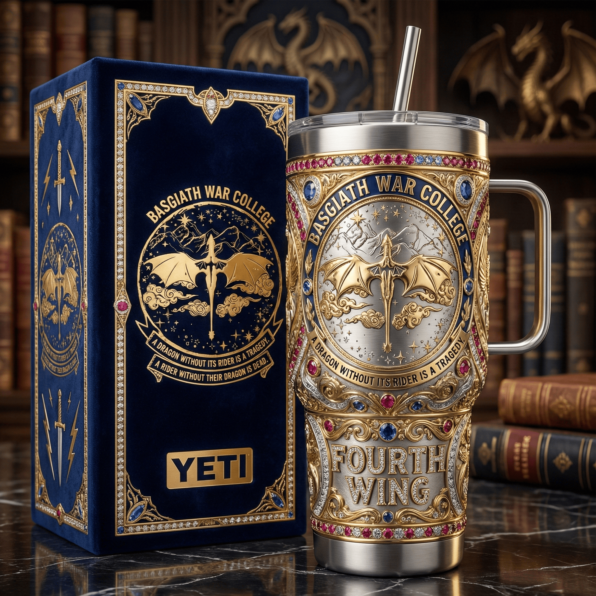 BFW 40oz Tumbler With Handle LNTH