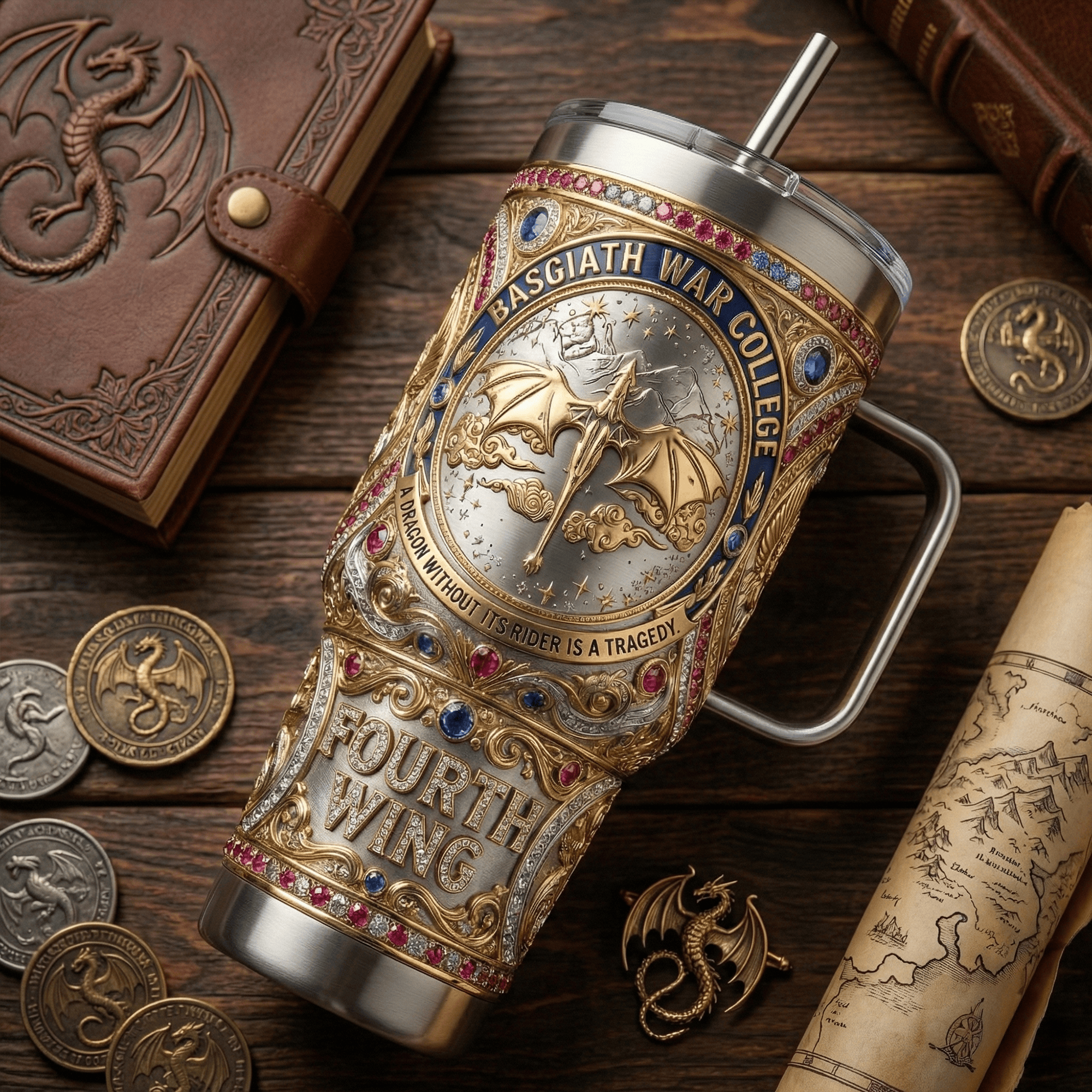 BFW 40oz Tumbler With Handle LNTH