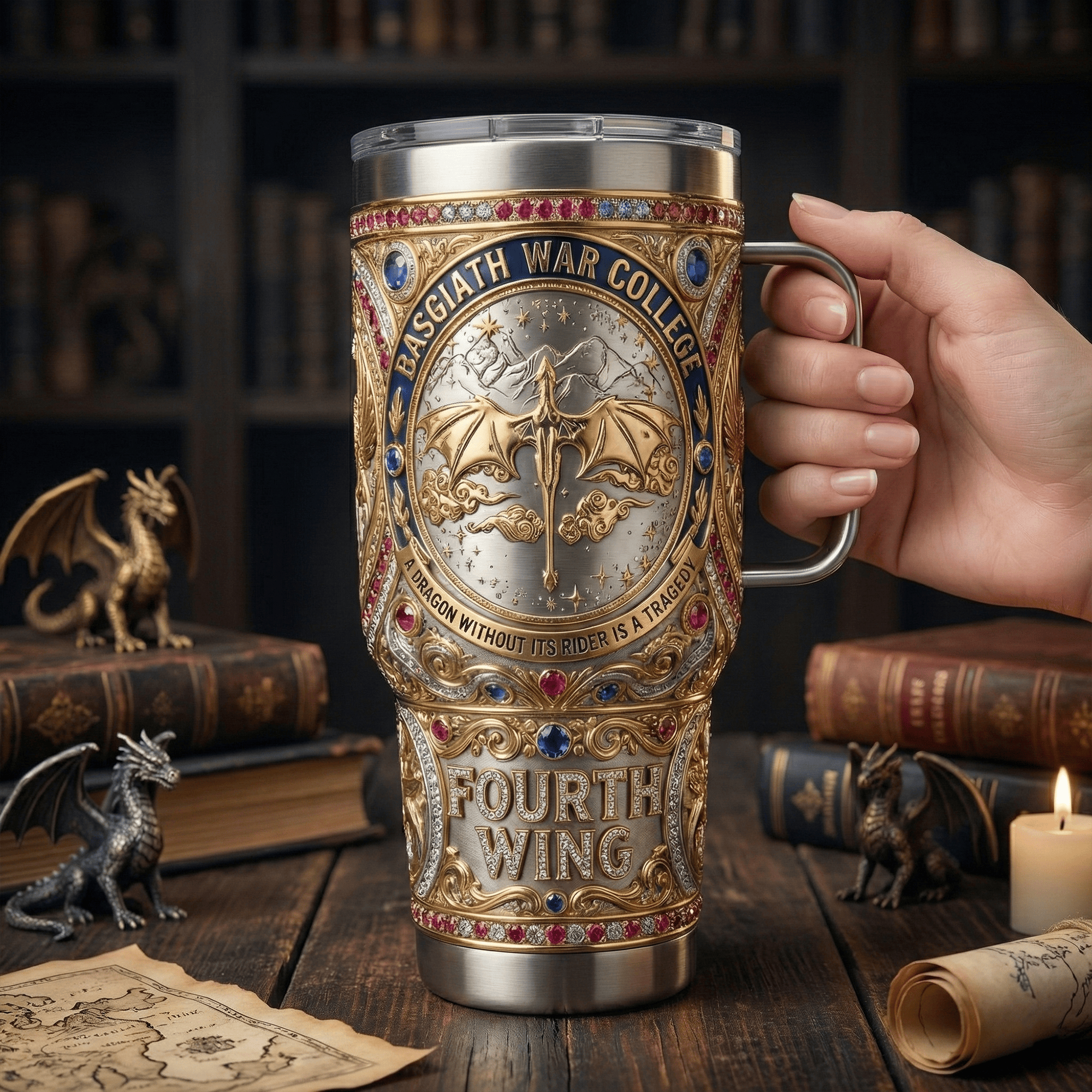 BFW 40oz Tumbler With Handle LNTH