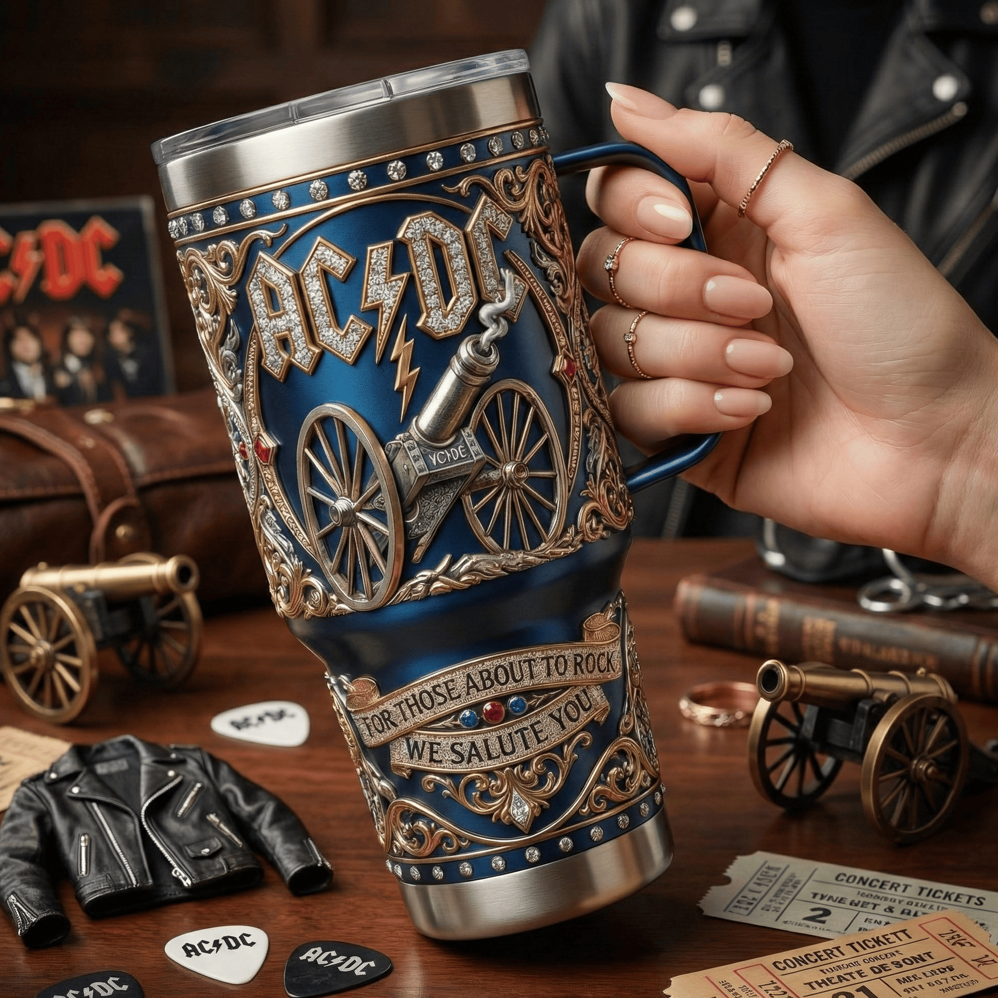 ACD 40oz Tumbler With Handle LNTH