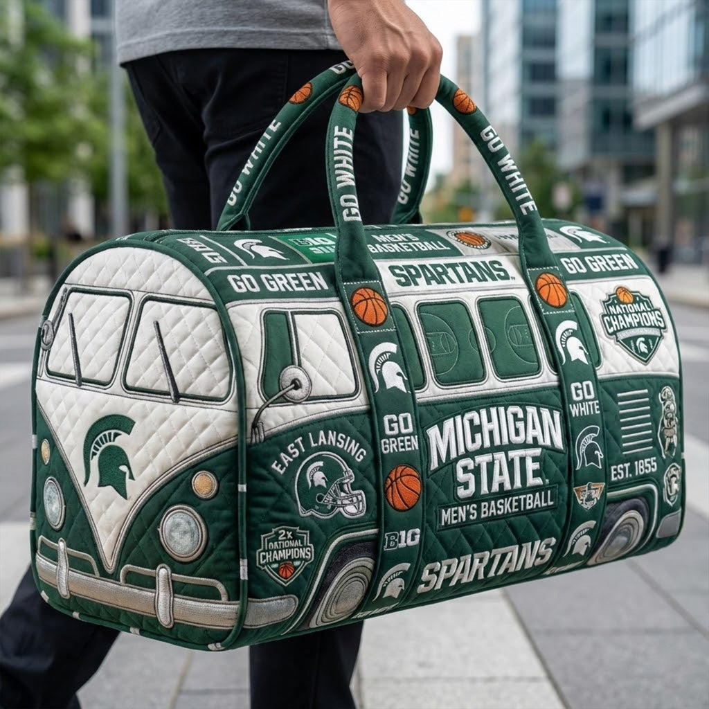 MSU Premium Quilted Duffle Bag TNSM