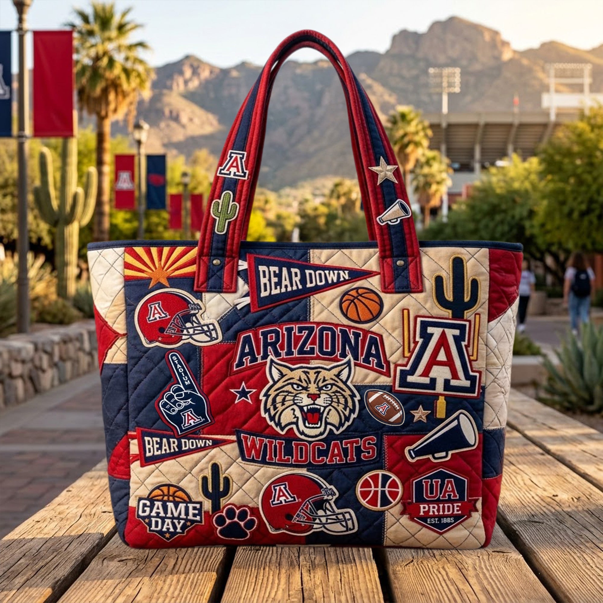 AWC QUILTED TOTE BAG HTTT